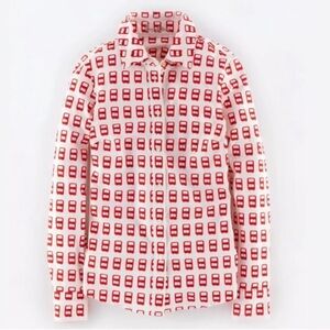 Boden Double Decker Bus Print Shirt London